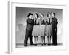 Buck Privates, Lou Costello, Maxine Andrews, Patty Andrews, Laverne Andrews, 1941-null-Framed Photo
