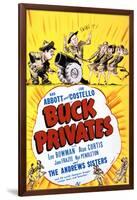 Buck Privates - Movie Poster Reproduction-null-Framed Photo