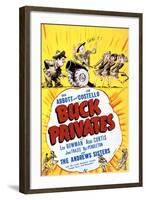 Buck Privates - Movie Poster Reproduction-null-Framed Photo