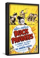 Buck Privates - Movie Poster Reproduction-null-Framed Photo