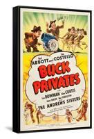 Buck Privates-null-Framed Stretched Canvas