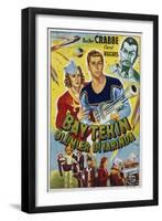 Buck Rogers Turkish Movie Poster-null-Framed Giclee Print