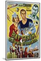 Buck Rogers Turkish Movie Poster-null-Mounted Giclee Print