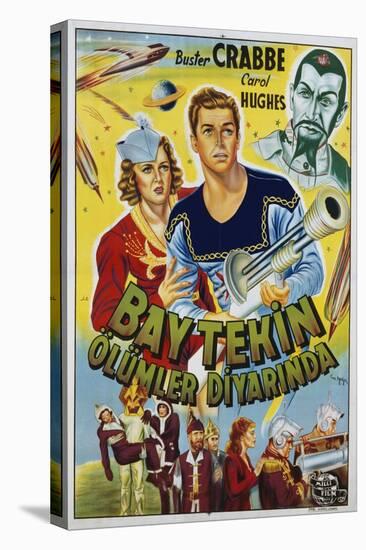 Buck Rogers Turkish Movie Poster-null-Stretched Canvas