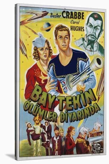 Buck Rogers Turkish Movie Poster-null-Stretched Canvas