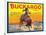 Buckaroo Apple Label - Wenatchee, WA-Lantern Press-Framed Art Print