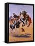 Bucked!-Stanley L. Wood-Framed Stretched Canvas