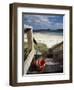 Bucket and Spade on the Steps Leading to the Beach Near Blockhouse Point, Tresco-Fergus Kennedy-Framed Photographic Print