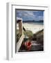 Bucket and Spade on the Steps Leading to the Beach Near Blockhouse Point, Tresco-Fergus Kennedy-Framed Photographic Print