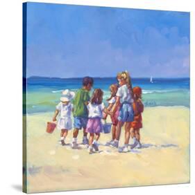 Bucket Brigade-Lucelle Raad-Stretched Canvas