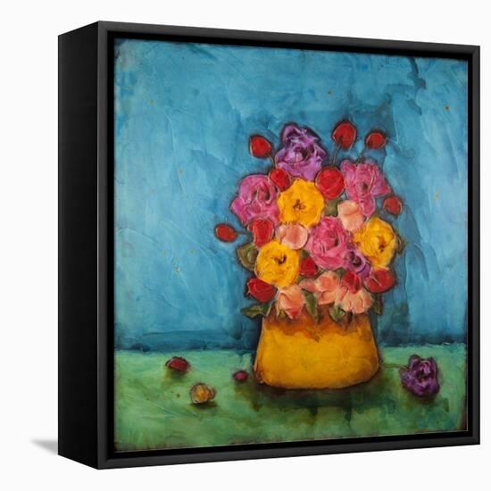 Bucket of Beauty-Marabeth Quin-Framed Stretched Canvas