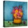 Bucket of Beauty-Marabeth Quin-Stretched Canvas