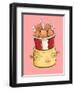 Bucket of Chickens-Danielle O'Malley-Framed Art Print