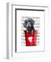 Buckets of Love Dachshund Puppy-Fab Funky-Framed Art Print