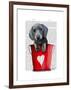 Buckets of Love Dachshund Puppy-Fab Funky-Framed Art Print