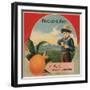 Buckeye Boy Brand - Covina, California - Citrus Crate Label-Lantern Press-Framed Art Print