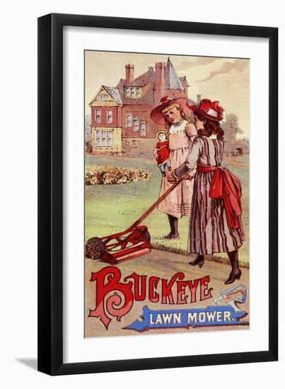 Buckeye Lawn Mower-null-Framed Art Print