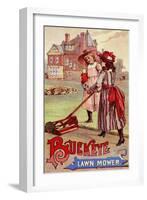 Buckeye Lawn Mower-null-Framed Art Print