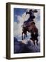 Bucking, 1904-Newell Convers Wyeth-Framed Premium Giclee Print