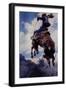 Bucking, 1904-Newell Convers Wyeth-Framed Giclee Print