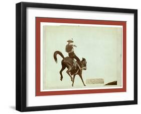 Bucking Bronco. Ned Coy-John C. H. Grabill-Framed Giclee Print