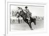 Bucking Bronco Photo-null-Framed Premium Giclee Print