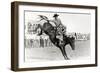 Bucking Bronco Photo-null-Framed Art Print