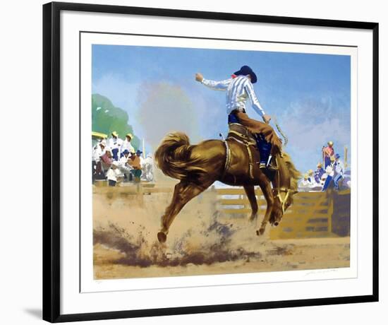 Bucking Bronco-Frank Wootton-Framed Collectable Print