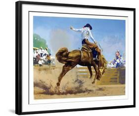 Bucking Bronco-Frank Wootton-Framed Collectable Print