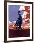 Bucking Bronco-Frank Redlinger-Framed Art Print