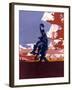 Bucking Bronco-Frank Redlinger-Framed Art Print