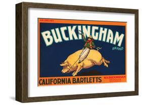 Buckingham Brand California Bartletts-null-Framed Art Print