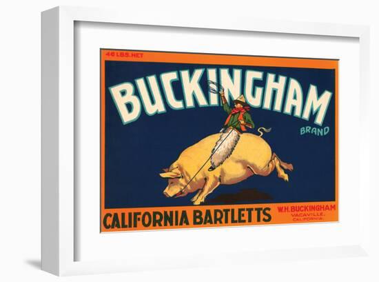 Buckingham Brand California Bartletts-null-Framed Art Print