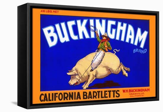 Buckingham California Bartletts-null-Framed Stretched Canvas