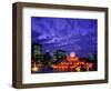 Buckingham Fountain and City Skyline, Chicago, Illinois, USA-Steve Vidler-Framed Photographic Print