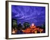 Buckingham Fountain and City Skyline, Chicago, Illinois, USA-Steve Vidler-Framed Photographic Print