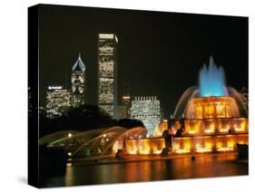 Buckingham Fountain, Grant Park, Chicago, Illinois, USA-null-Stretched Canvas