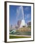 Buckingham Fountain in Grant Park, Chicago, Illinois, United States of America, North America-Amanda Hall-Framed Photographic Print