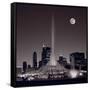 Buckingham Fountain Nightlight Chicago BW-Steve Gadomski-Framed Stretched Canvas