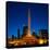 Buckingham Fountain Nightlight Chicago-Steve Gadomski-Stretched Canvas