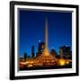 Buckingham Fountain Nightlight Chicago-Steve Gadomski-Framed Photographic Print