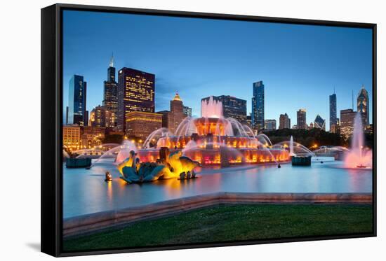 Buckingham Fountain-rudi1976-Framed Stretched Canvas