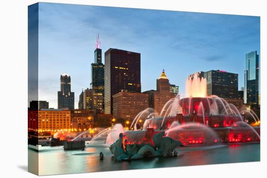 Buckingham Fountain-rudi1976-Stretched Canvas