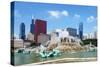 Buckingham Fountain-Jessica Levant-Stretched Canvas