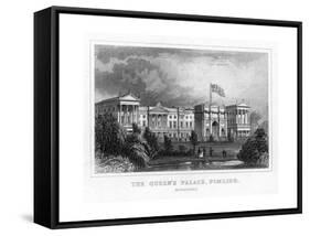 Buckingham Palace, 1846-null-Framed Stretched Canvas