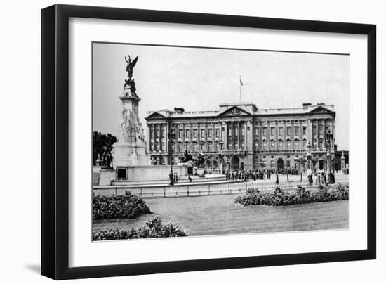 Buckingham Palace after its Restoration, London, 1926-1927-McLeish-Framed Giclee Print