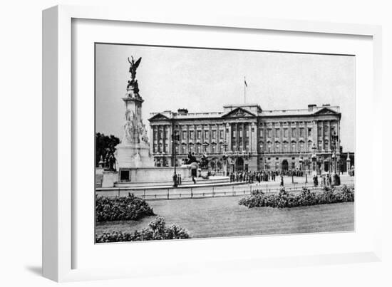 Buckingham Palace after its Restoration, London, 1926-1927-McLeish-Framed Giclee Print