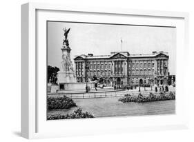 Buckingham Palace after its Restoration, London, 1926-1927-McLeish-Framed Giclee Print