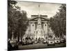 Buckingham Palace and Black Cabs - London - UK - England - United Kingdom - Europe-Philippe Hugonnard-Mounted Photographic Print