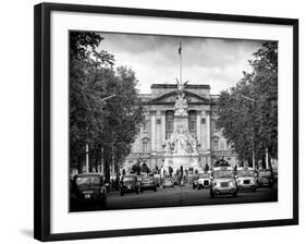 Buckingham Palace and Black Cabs - London - UK - England - United Kingdom - Europe-Philippe Hugonnard-Framed Photographic Print
